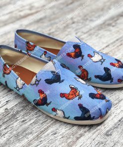 farm animal chicken all over printed toms shoes 2(1) - Copy