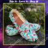 floral dachshund lover all over printed toms shoes