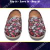 floral schnauzer all over printed toms shoes