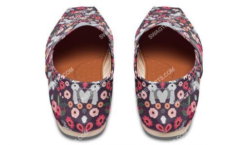 floral schnauzer all over printed toms shoes 3(1)