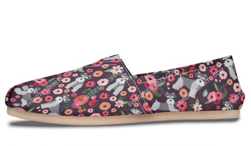 floral schnauzer all over printed toms shoes 4(1)