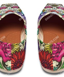 floral sugar skull all over printed toms shoes 4(1)