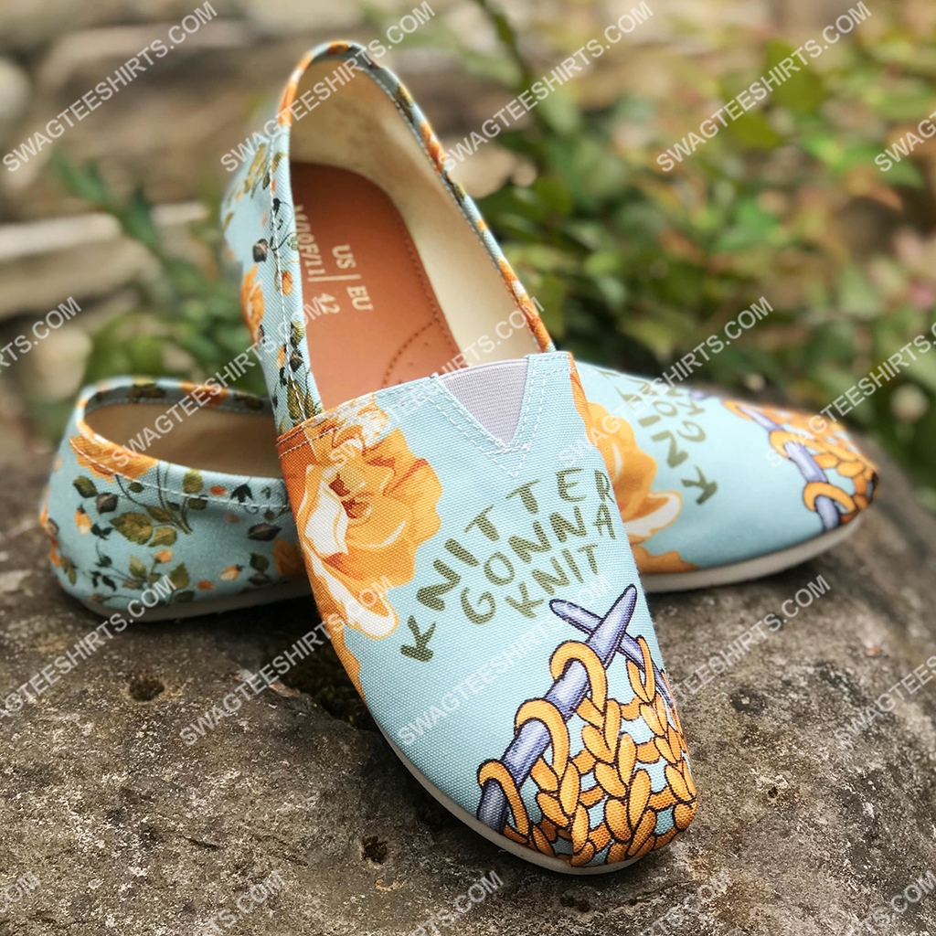flower knitters gonna knit all over printed toms shoes 2(1) - Copy