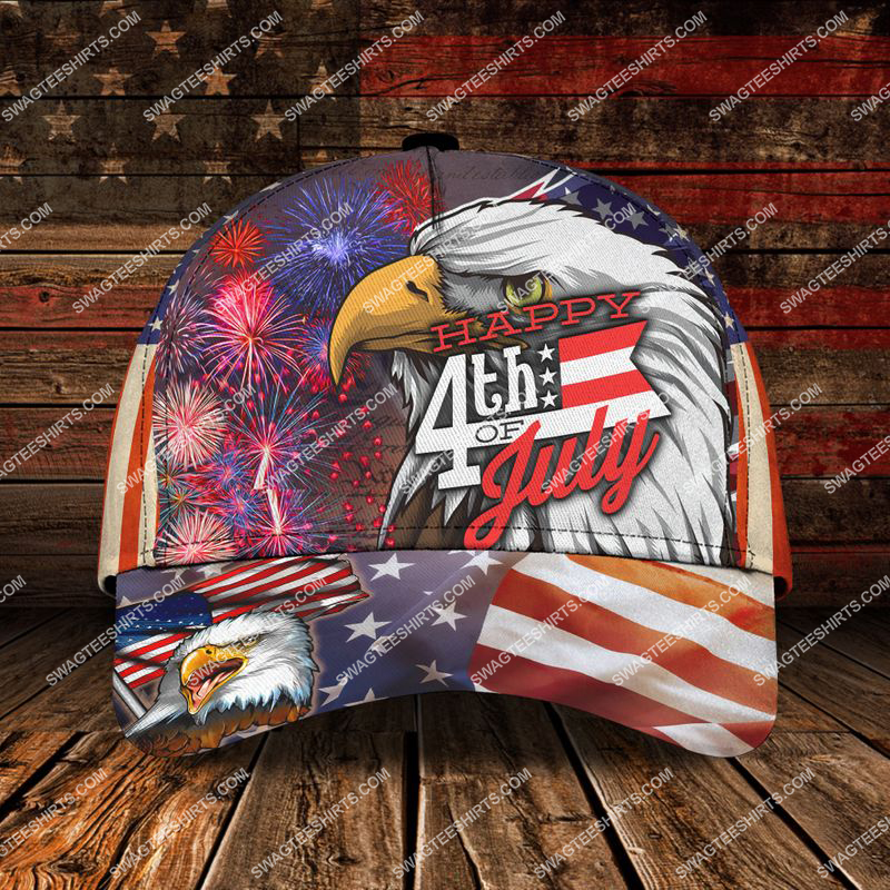 happy 4th of july fireworks all over printed classic cap 2 - Copy