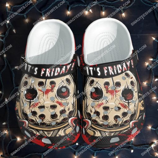 jason voorhees it's friday all over printed crocs 1(1)