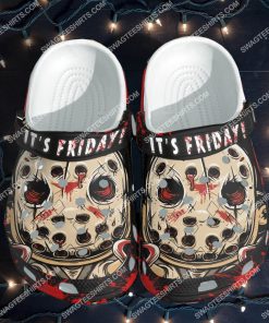 jason voorhees it's friday all over printed crocs 2(1)