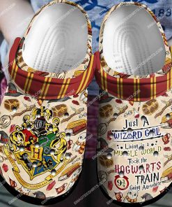 just a wizard girl living in a muggle world harry potter all over printed crocs 5(1)