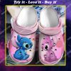 lilo and stitch all over printed crocs