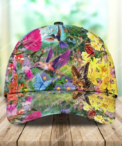 love hummingbirds colorful all over printed classic cap 2 - Copy (2)