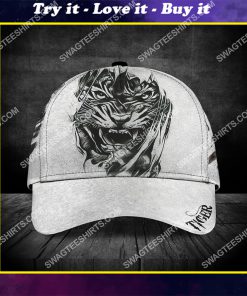 love tiger all over printed classic cap