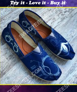 optometry pattern all over printed toms shoes