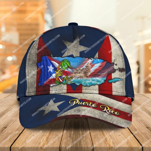 puerto rico flag all over printed classic cap 2