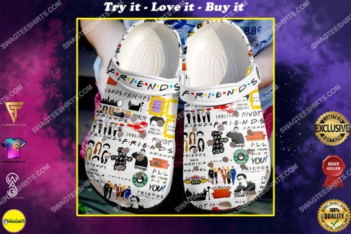 quotes friends tv show all over printed crocs