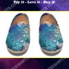 rainbow science all over printed toms shoes