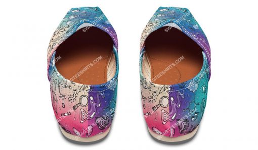 rainbow science all over printed toms shoes 3(1)