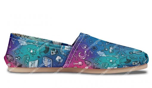 rainbow science all over printed toms shoes 5(1)