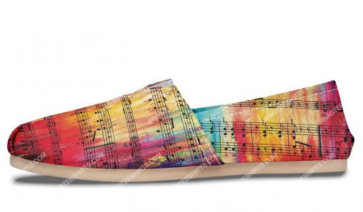 rainbow sheet music all over printed toms shoes 3(1)