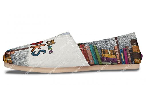 read more books reading lover all over printed toms shoes 2(1)