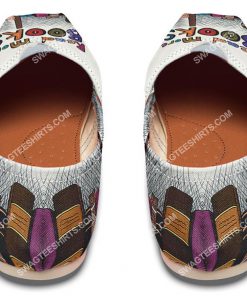 read more books reading lover all over printed toms shoes 4(1)