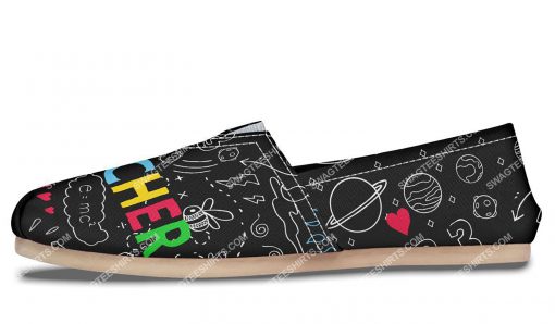retro blackboard teacher all over printed toms shoes 2(1)