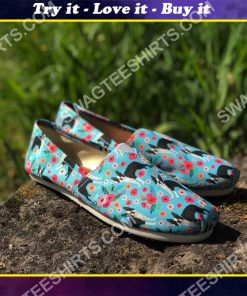 retro boston terrier dogs lover all over printed toms shoes