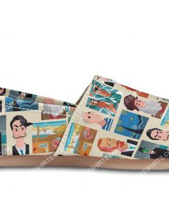 retro famous painters all over printed toms shoes 5(1)