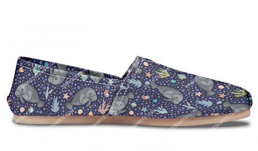 retro manatee ocean all over printed toms shoes 3(1)