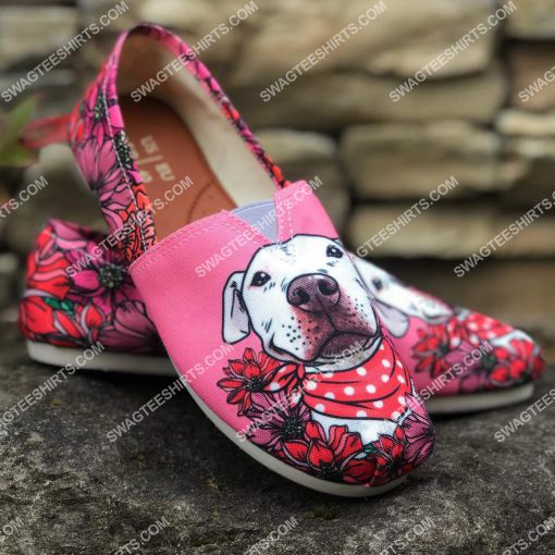 retro pit bull flower all over printed toms shoes 2(1) - Copy