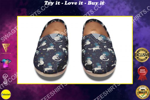 space cats lover all over printed toms shoes