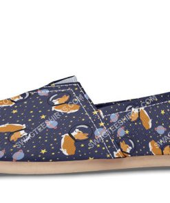 space corgi dog lover all over printed toms shoes 4(1)