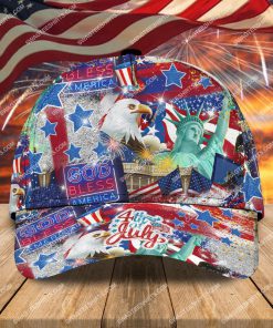 the 4th of july God bless america classic cap 2 - Copy