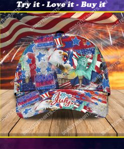 the 4th of july God bless america classic cap