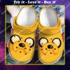 the adventure time all over printed crocs