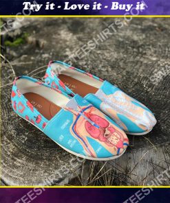 the anatomy all over printed toms shoes