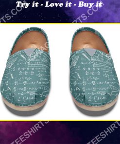 the calculus pattern all over printed toms shoes