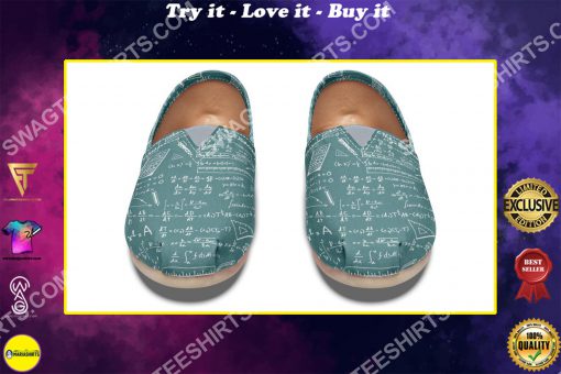 the calculus pattern all over printed toms shoes