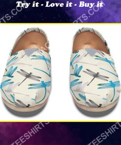 the dragonfly all over printed toms shoes