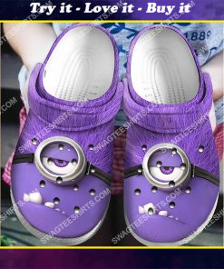 the evil minions all over printed crocs