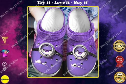 the evil minions all over printed crocs