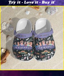 the friends tv series all over printed crocs