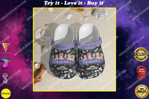 the friends tv series all over printed crocs