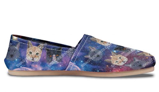 the galaxy cat lover all over printed toms shoes 5(1)