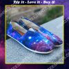 the galaxy pattern all over printed toms shoes