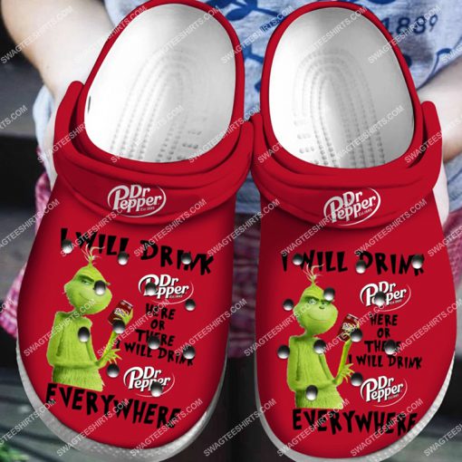 the grinch i will drink dr pepper all over printed crocs 1(1) - Copy