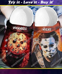 the horror movies all over printed crocs