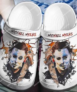 the michael myers face all over printed crocs 1 - Copy(1)