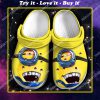 the minions movie all over printed crocs