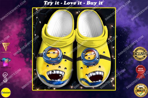 the minions movie all over printed crocs