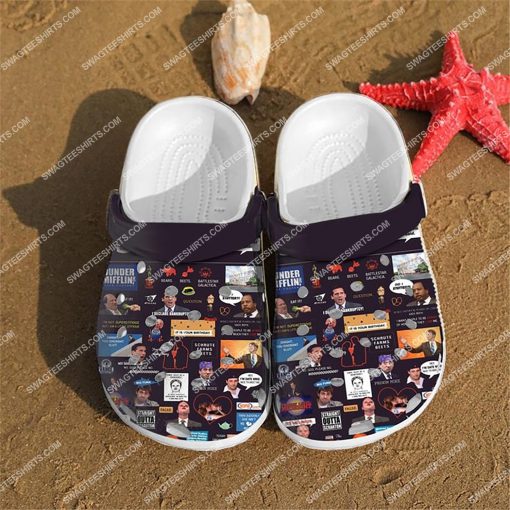 the office tv show all over printed crocs 4(1)