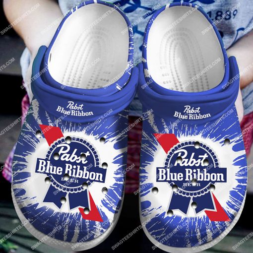 the pabst blue ribbon beer all over printed crocs 1 - Copy(1)